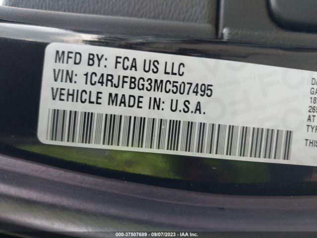 1C4RJFBG3MC507495 Jeep Grand Cherokee Limited
