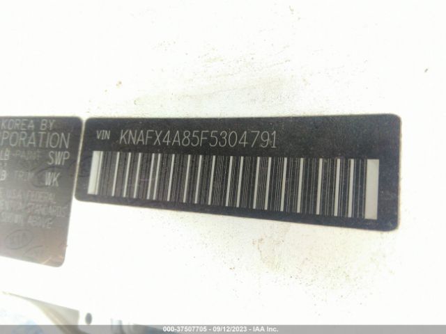 KNAFX4A85F5304791 KIA FORTE EX