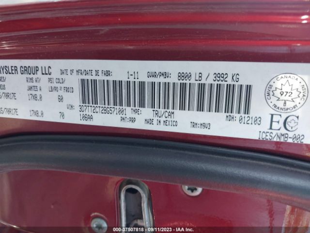 2011 RAM 2500 3D7TT2CT2BG571001 Photo 8