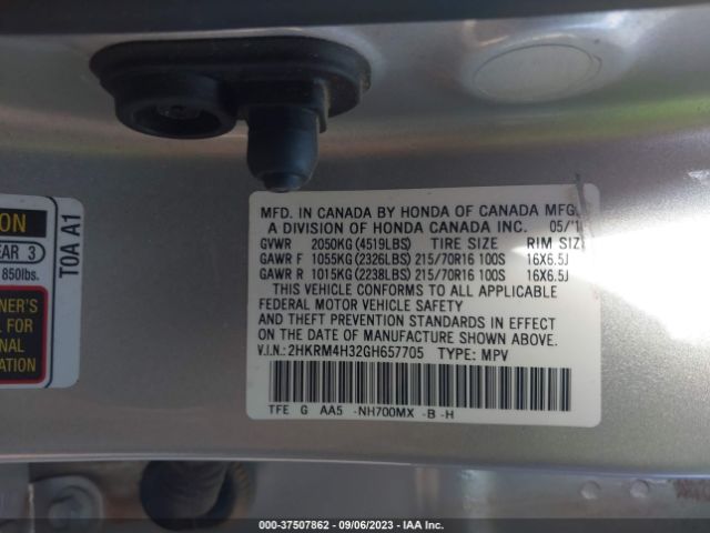 2HKRM4H32GH657705 Honda CR-V LX