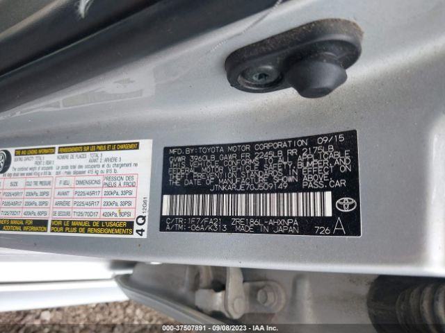 JTNKARJE7GJ509149 Scion IM