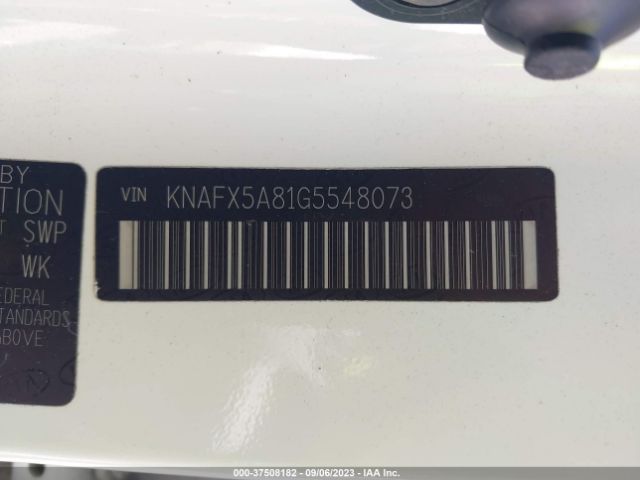 KNAFX5A81G5548073 KIA Forte 5-door Ex