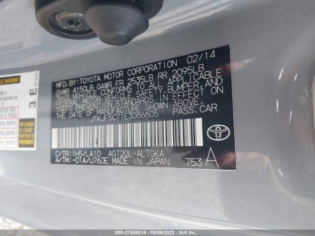 JTKJF5C71E3086605 Scion TC