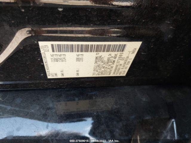 1N4AA6AVXKC372693 Nissan MAXIMA SL