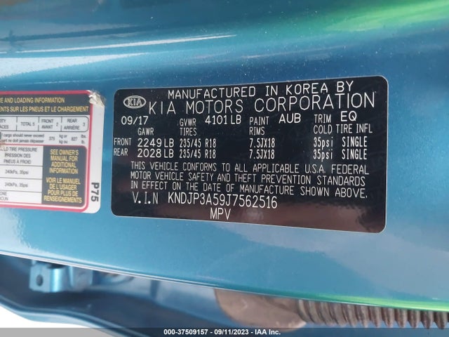 Auction sale of the 2018 Kia Soul +, vin: KNDJP3A59J7562516, lot number: 37509157
