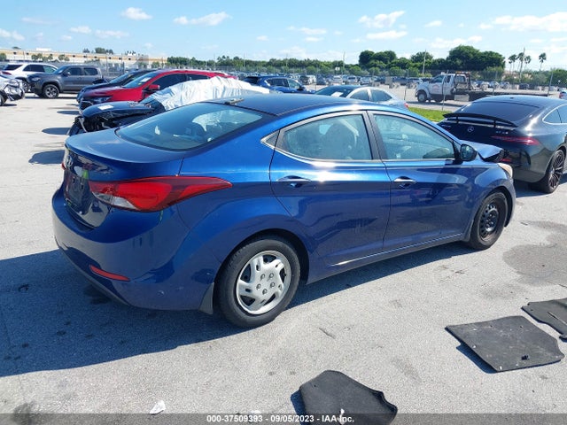 2016 HYUNDAI ELANTRA SE VIN: 5NPDH4AEXGH671295