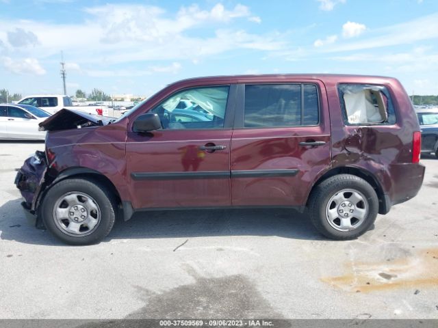 5FNYF3H23FB016521 Honda PILOT LX