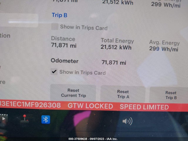 2021 Tesla 3, VIN: 5YJ3E1EC1MF926308