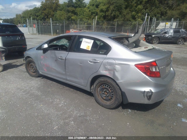 2012 HONDA CIVIC LX VIN: 19XFB2F53CE052754