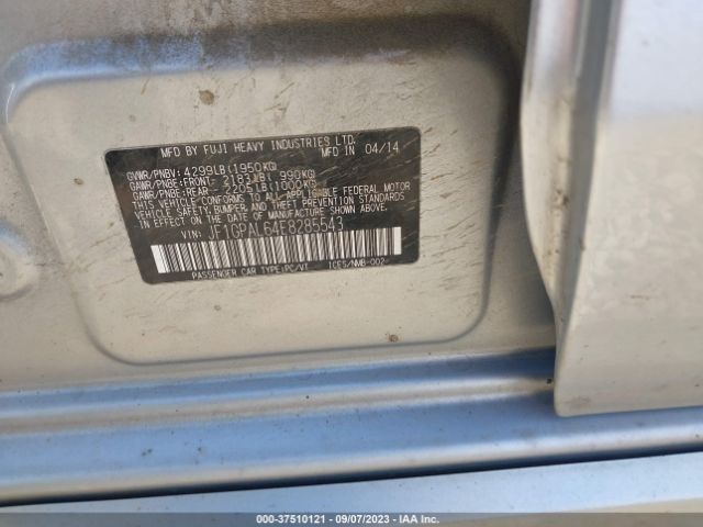 JF1GPAL64E8285543 Subaru Impreza Wagon 2.0i Sport Premium