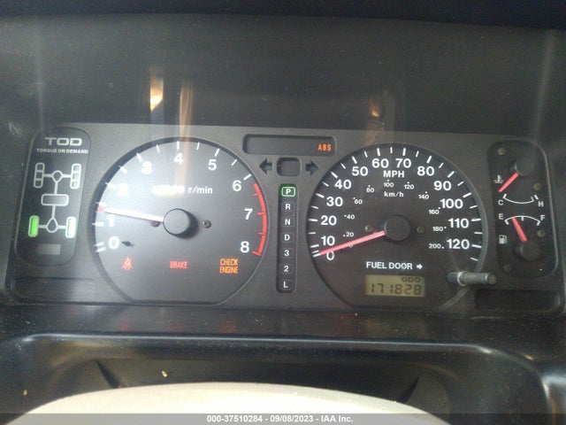 2000 ISUZU TROOPER S/LS/LTD VIN: JACDJ58X4Y7J07809