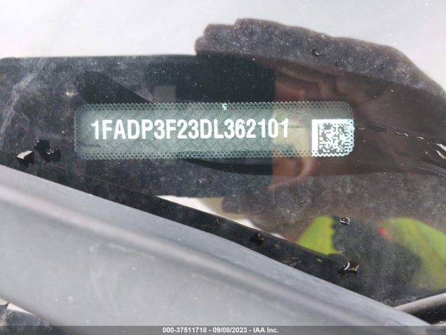 2013 FORD FOCUS SE VIN: 1FADP3F23DL362101