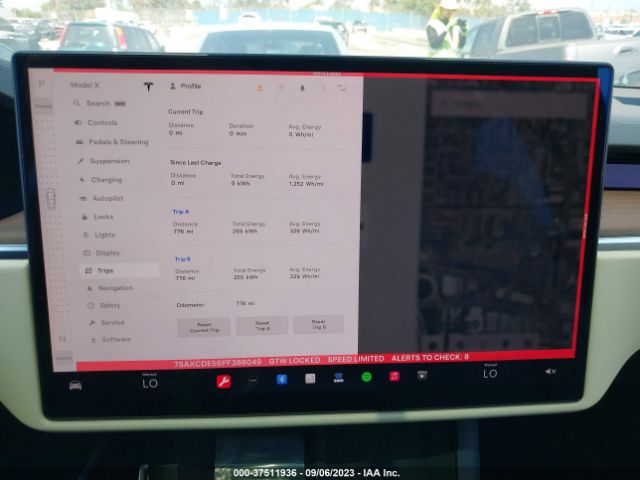 7SAXCDE56PF386049 Tesla MODEL X