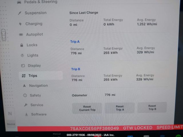 7SAXCDE56PF386049 Tesla MODEL X