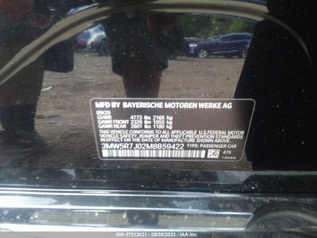 3MW5R7J02M8B59422 BMW 3 Series 330i Xdrive