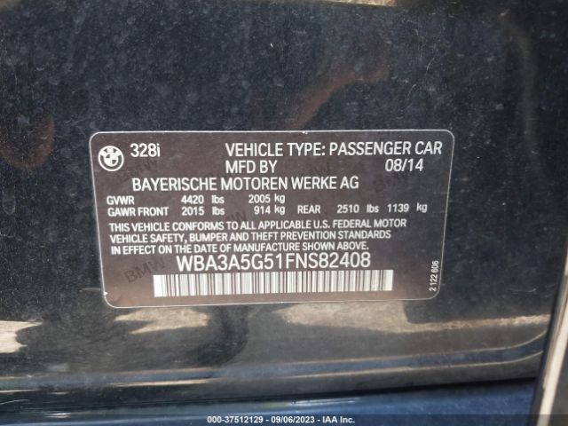 WBA3A5G51FNS82408 BMW 3 Series 328i