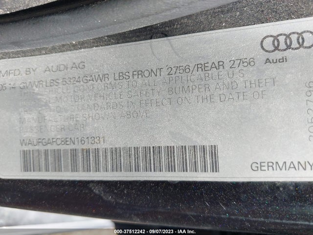 WAUFGAFC8EN161331 Audi A6 3.0t Premium Plus