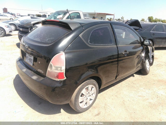 2008 HYUNDAI ACCENT GS VIN: KMHCM36C68U073233