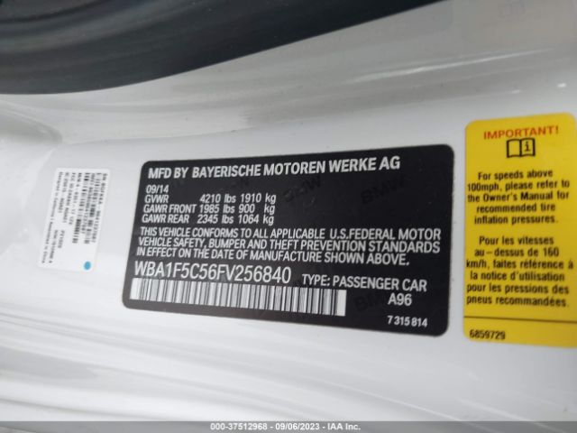 WBA1F5C56FV256840 BMW 2 Series 228i