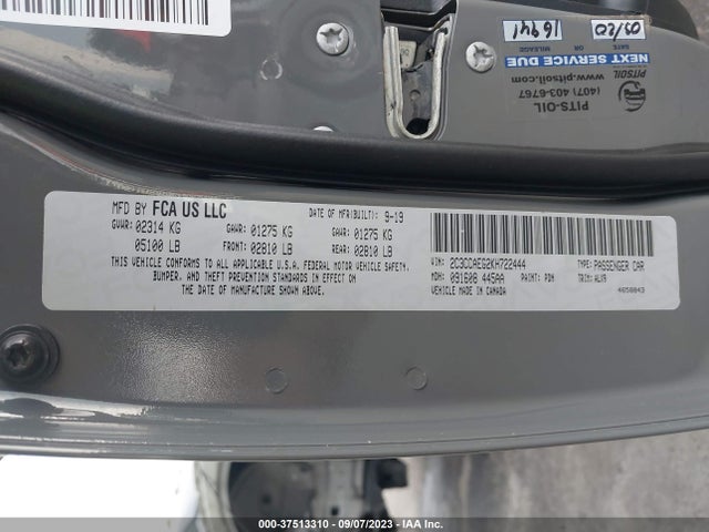 Chrysler 300 Limited 2019 2C3CCAEG2KH722444 Image 9