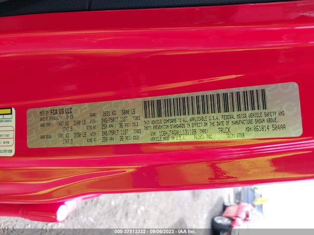 1C6HJTAG0LL131128 Jeep Gladiator Sport S
