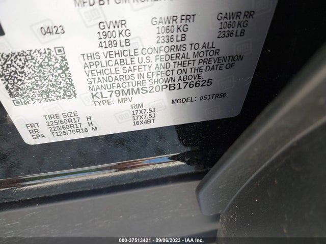 Chevrolet Trailblazer Ls 2023 KL79MMS20PB176625 Image 9