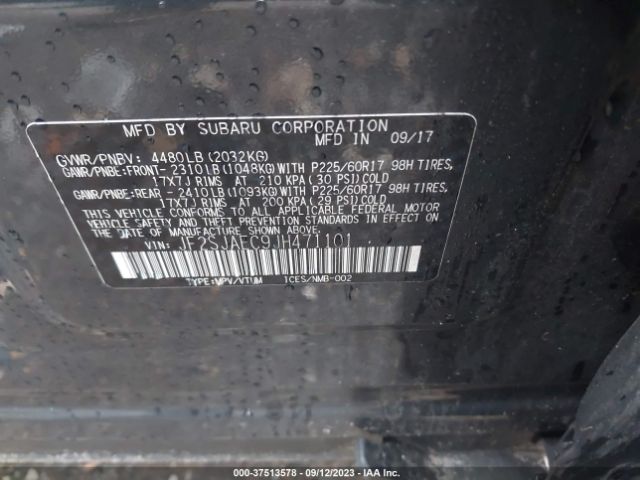 JF2SJAEC9JH471101 Subaru Forester Premium