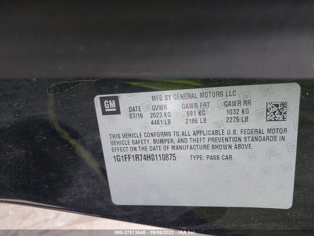 Chevrolet Camaro 1ss 2017 1G1FF1R74H0110875 Image 9