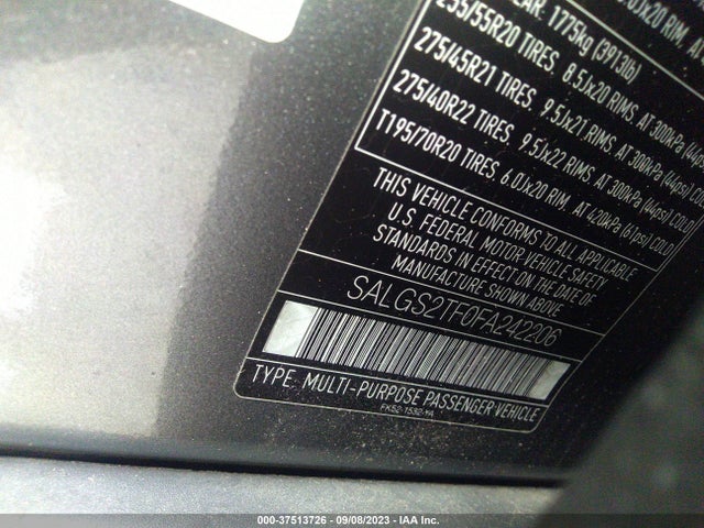 Land Rover Range Rover Supercharged 2015 SALGS2TF0FA242206 Image 9