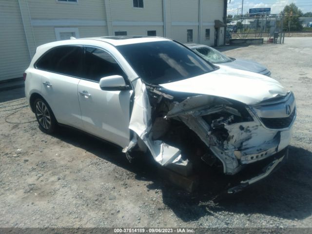 Auction sale of the 2015 Acura Mdx Technology Pkg W/entertainment Pkg, vin: 5FRYD3H60FB001255, lot number: 37514189