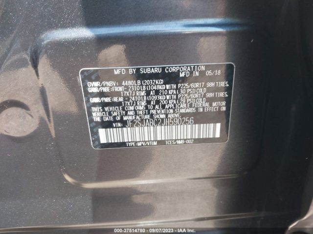 JF2SJABC2JH590256 Subaru Forester