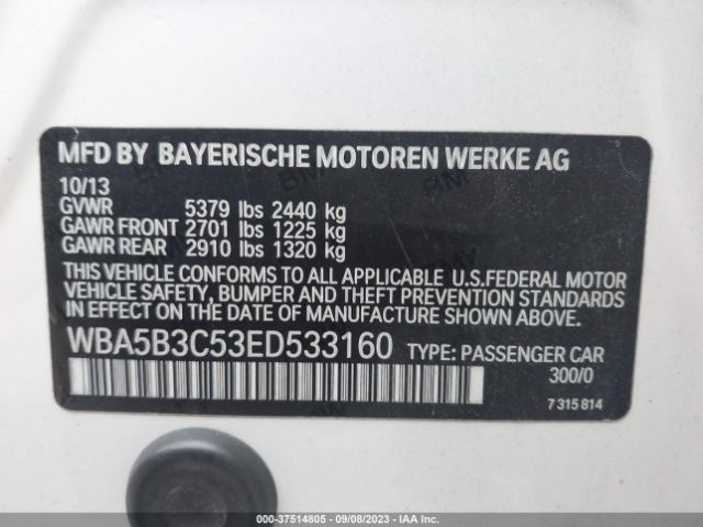 WBA5B3C53ED533160 BMW 5 Series 535i Xdrive