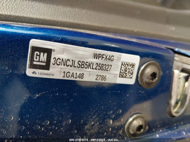 Chevrolet Trax Lt 2019 3GNCJLSB5KL258327 Image 9