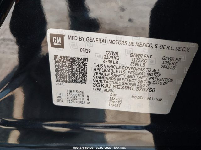 3GKALSEX9KL370760 GMC Terrain Denali