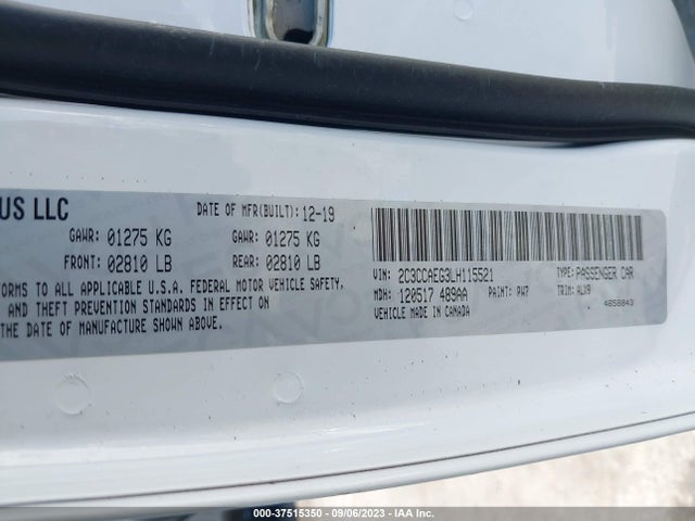 2C3CCAEG3LH115521 Chrysler 300 Limited