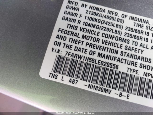 7FARW1H55LE020556 Honda CR-V EX