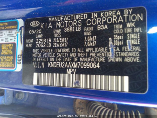 KNDEU2AAXM7099064 KIA SELTOS S