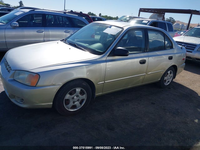 2000 HYUNDAI ACCENT GL VIN: KMHCG45G7YU076756