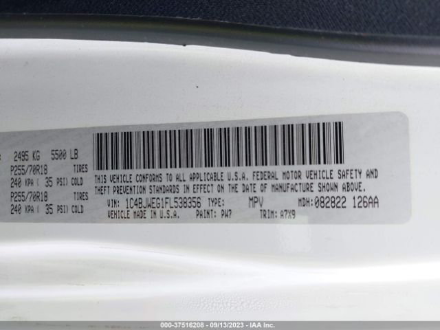 1C4BJWEG1FL538356 Jeep Wrangler Unlimited Sahara