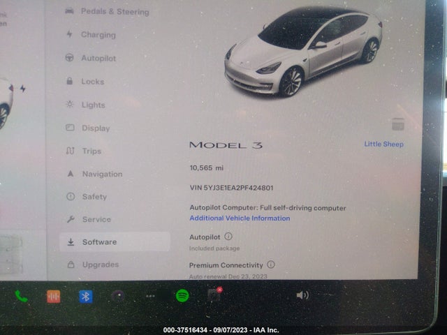 Tesla MODEL 3 2023 5YJ3E1EA2PF424801 Image 7