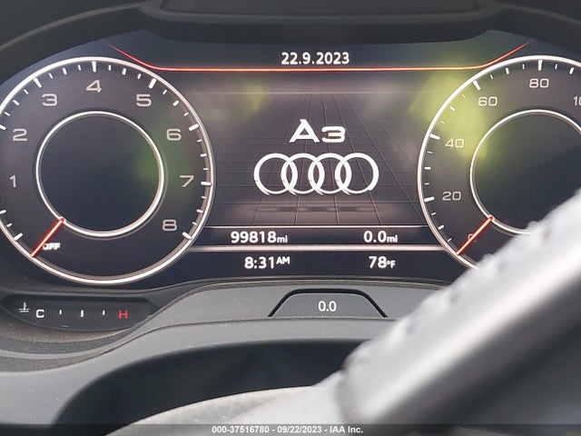 WAUGUGFF8H1033287 Audi A3 Sedan Premium Plus