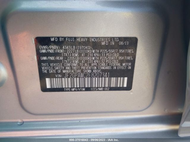 JF2GPAWC2E8207341 Subaru Xv Crosstrek Premium