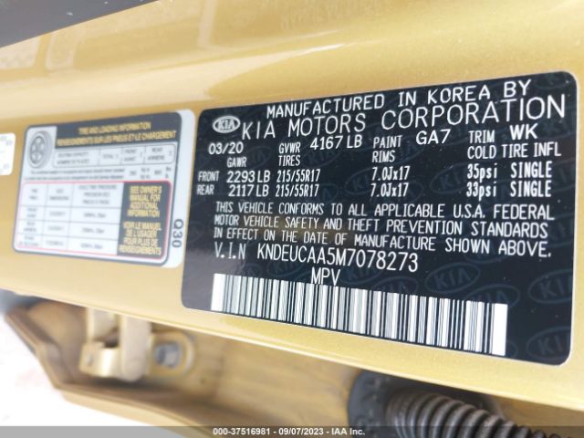 KNDEUCAA5M7078273 KIA SELTOS S