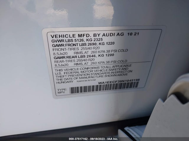 WA1EECF39N1045198 Audi Q3 S Line Premium Plus