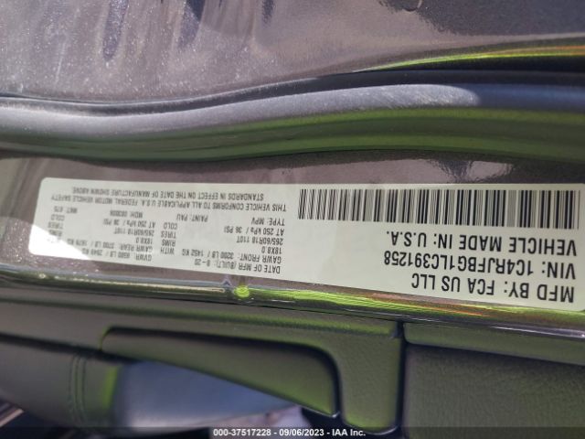 1C4RJFBG1LC391258 Jeep Grand Cherokee Limited