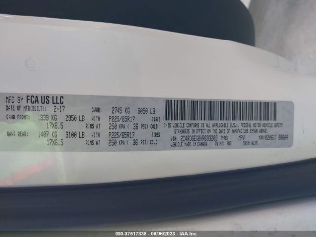 2C4RDGEG8HR693203 Dodge Grand Caravan Gt