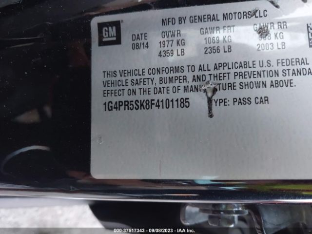 1G4PR5SK8F4101185 Buick Verano Convenience Group