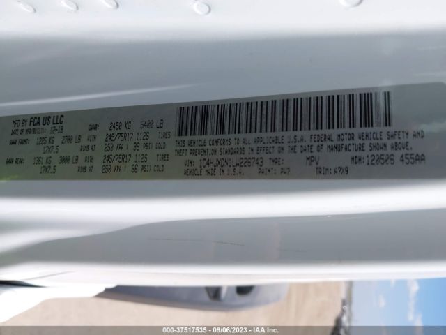 1C4HJXDN1LW226743 Jeep Wrangler Unlimited Sport S
