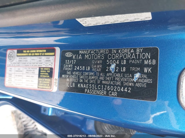 KIA Stinger Gt2 2018 KNAE55LC1J6020442 Image 9