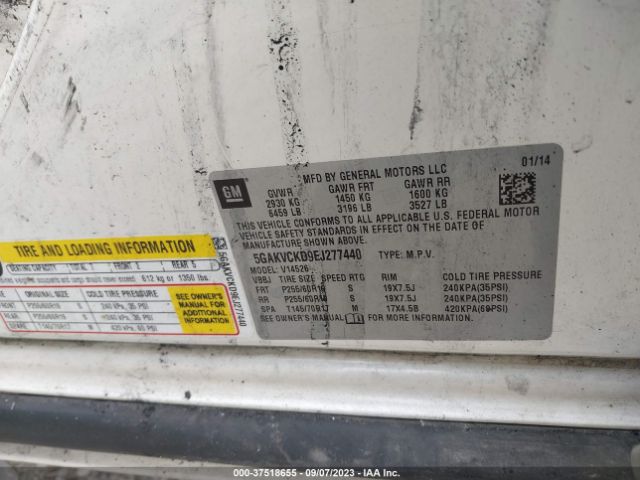 5GAKVCKD9EJ277440 Buick Enclave Premium